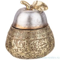 Шкатулка 9 х 9 х 10,5 см &quot;Груша /Орнамент 2&quot; / 330391