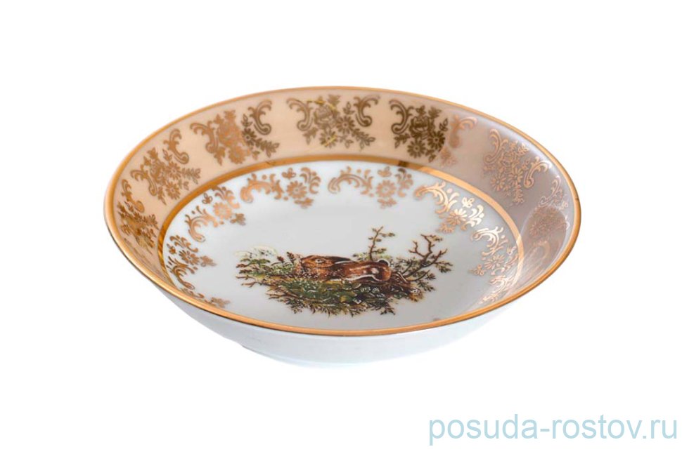 Салатник 16 см "Мария-Тереза /Охота бежевая" / 203513