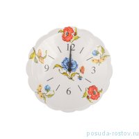 Часы настенные 29,5 см &quot;Artigianato ceramico /Ботанический сад&quot; / 228413