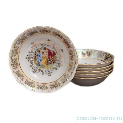 Набор салатников 19 см 6 шт Bavarian Porcelain "Фредерика /Мадонна перламутр" / 091946 Набор салатников 19 см 6 шт Bavarian Porcelain "Фредерика /Мадонна перламутр" / 091946