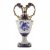 Ваза для цветов 65 см синяя  Royal Dux Bohemia "Амфора" / 139217