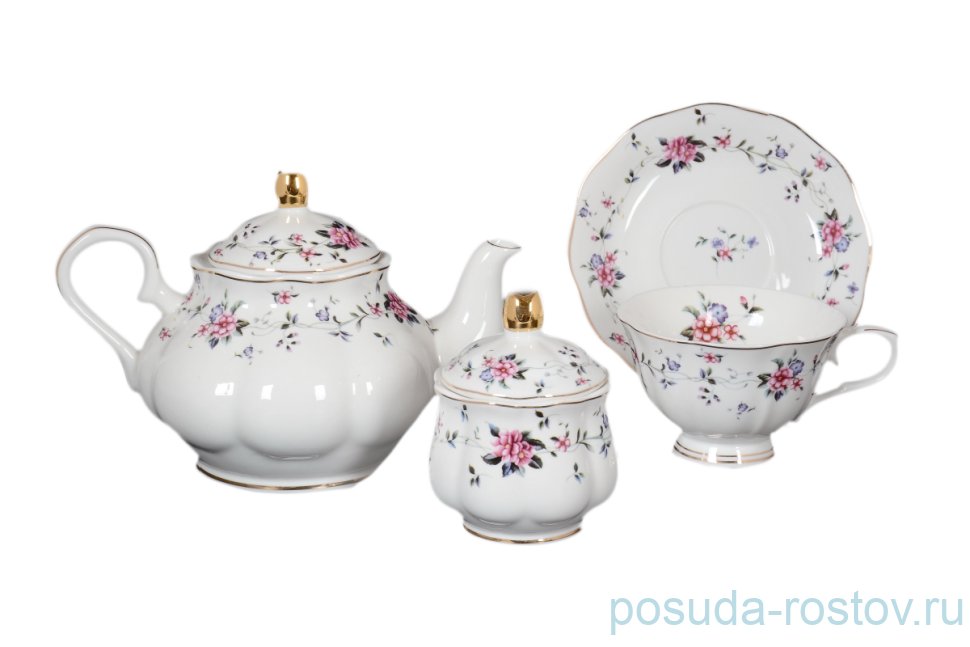Чайный сервиз на 6 персон 14 предметов (без молочника) / 124061 Чайный сервиз на 6 персон 14 предметов (без молочника) / 124061