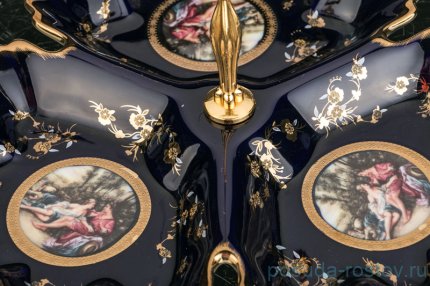 Менажница 32 х 32 см &quot;Влюблённая пара /Кобальт&quot; / 193954