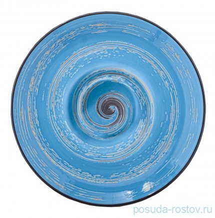 Тарелка 27 см глубокая голубая &quot;Spiral&quot; / 261661