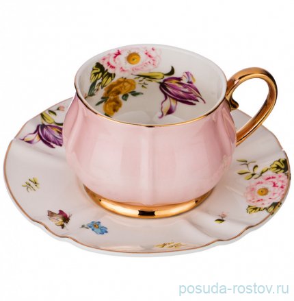 Набор чайных пар 230 мл 6 шт &quot;Пинк&quot; / 209514