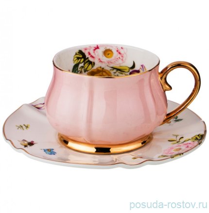 Набор чайных пар 230 мл 6 шт &quot;Пинк&quot; / 209514