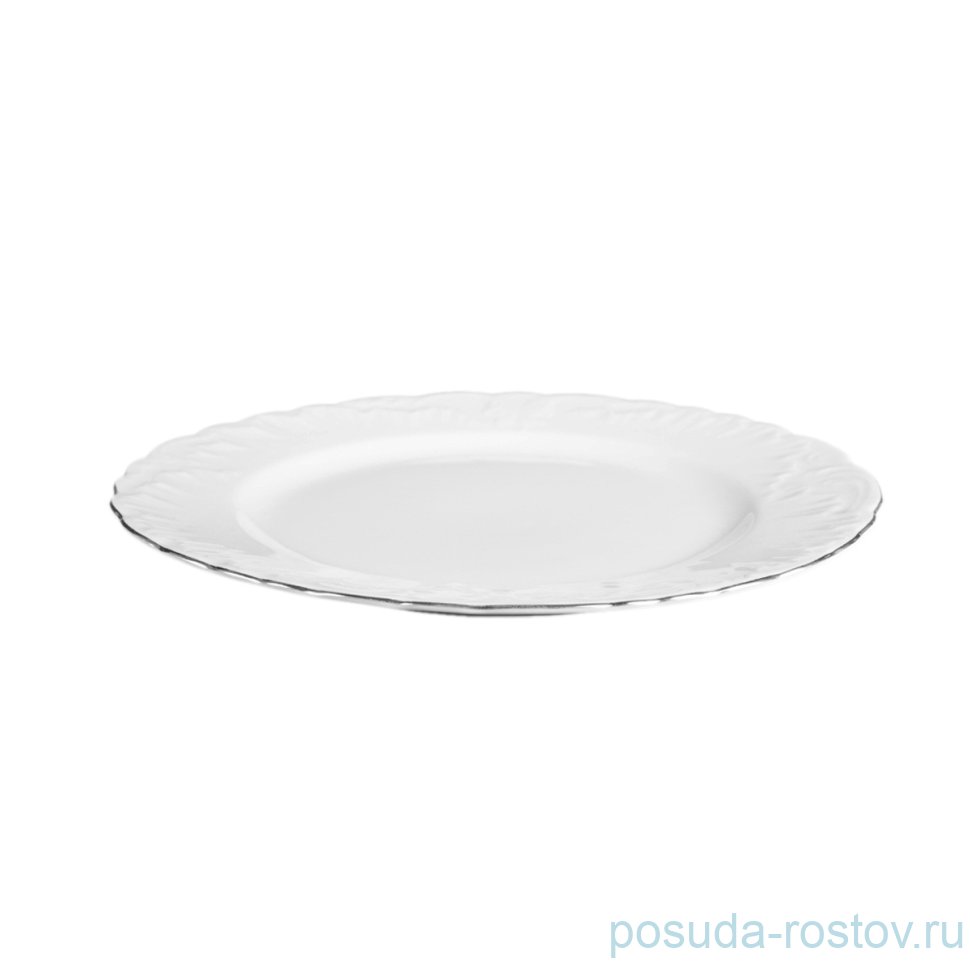 Набор тарелок 26 см 6 шт "Рококо /Отводка платина" / 264402