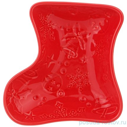 Набор салатников 2 шт на подставке Сапог &quot;Celebration /Красный&quot; / 268820