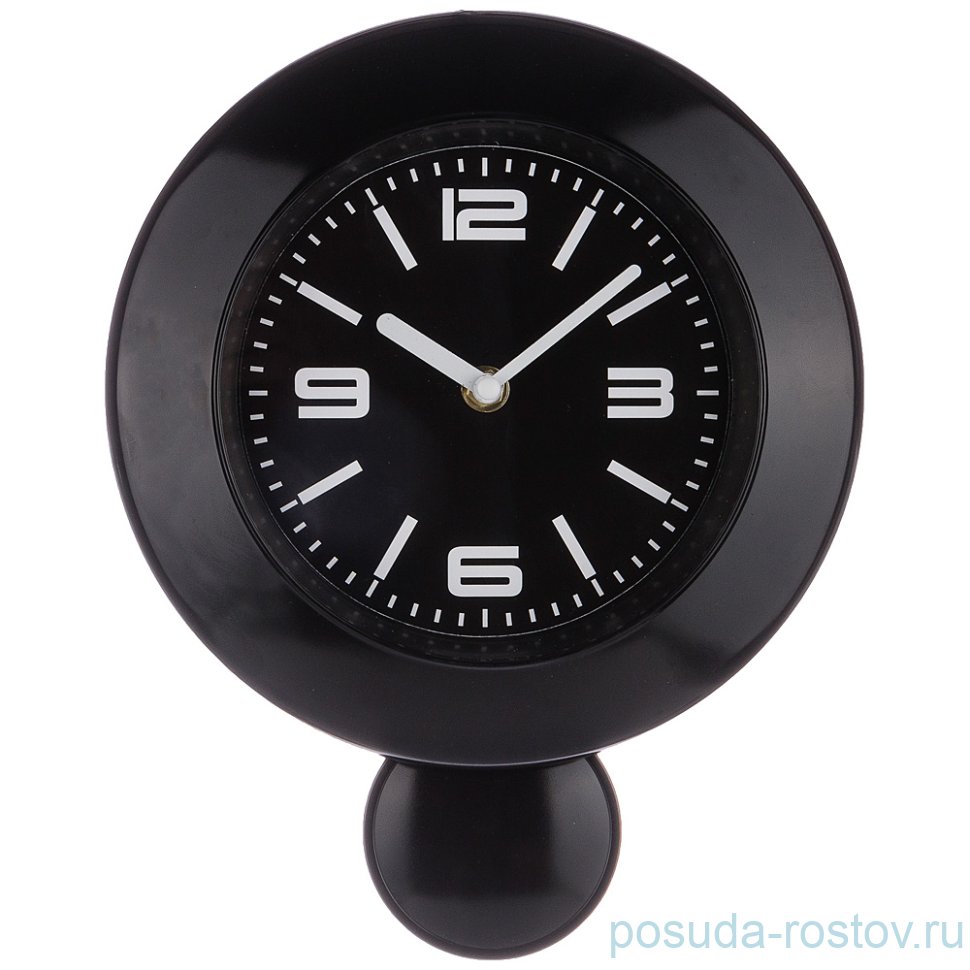 Часы настенные 29 х 23 х 5,2 см кварцевые с маятником черные "LOVELY HOME" / 187977