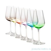 Бокал для белого вина 360 мл 1 шт голубой &quot;Дора /Ассорти&quot; / 163736