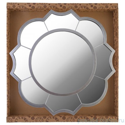 Зеркало настенное 62 см серебро &quot;SWISS HOME&quot;  / 188019