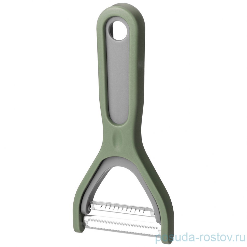 Овощечистка 2 в 1 зеленая Agness / 339710 Овощечистка 2 в 1 зеленая Agness / 339710