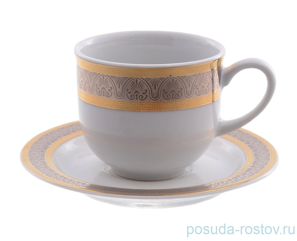 Блюдце 11 см 1 шт "Опал /Платина с золотом" / 196893 Блюдце 11 см 1 шт "Опал /Платина с золотом" / 196893