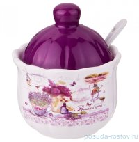 Сахарница 280 мл 10 х 10 х 12 см &quot;Лавандовая весна&quot; / 199894