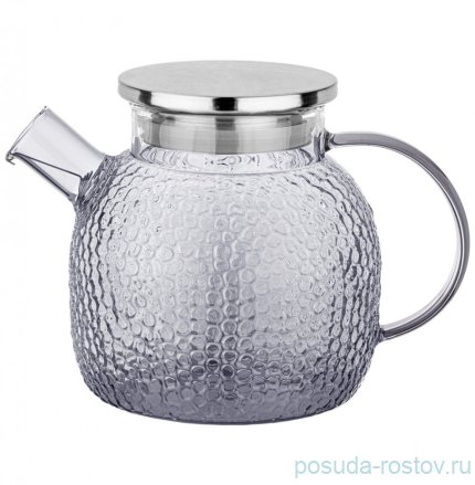 Заварочный чайник 1 л с фильтром серый / 289400