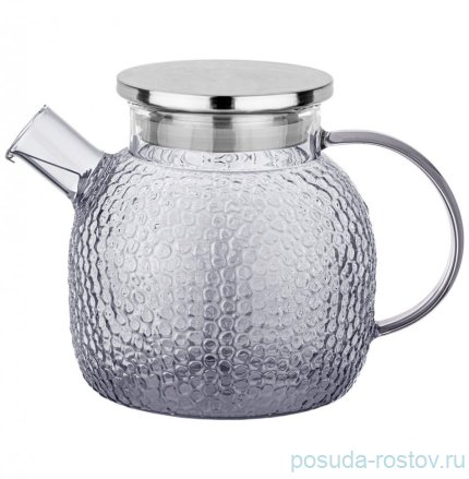 Заварочный чайник 1 л с фильтром серый / 289400