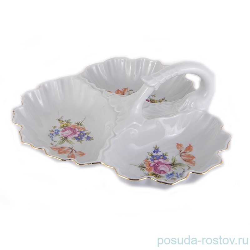Менажница 30 см с ручкой CESKY PORCELAN A.S. "Полевой цветок" / 140982 Менажница 30 см с ручкой CESKY PORCELAN A.S. "Полевой цветок" / 140982