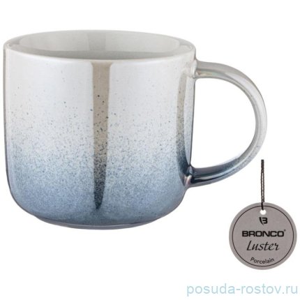 Кружка 440 мл темно-серая &quot;gloss&quot; (4шт.) / 348958