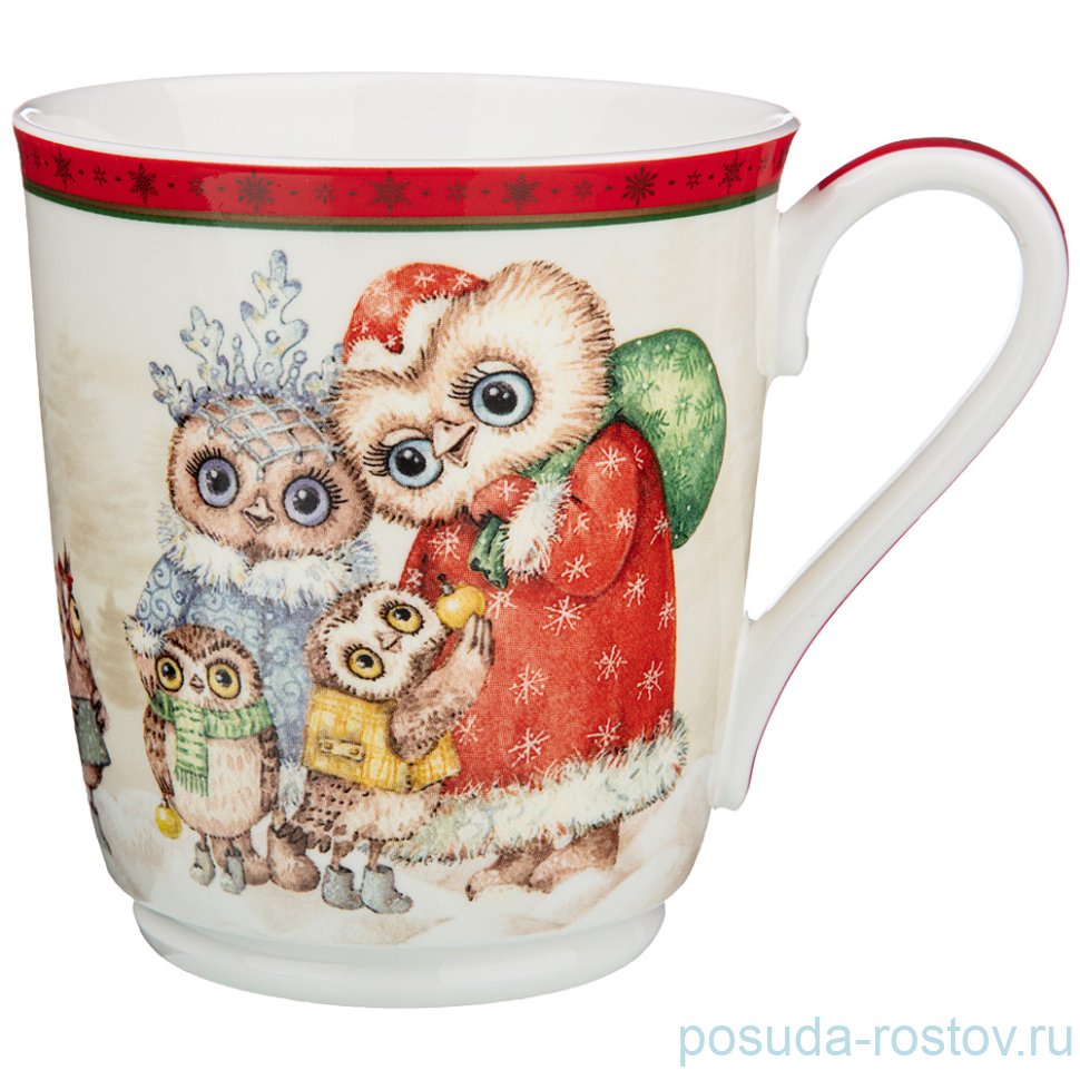 Кружка 340 мл "совы /новогодняя сказка" / 225237 Кружка 340 мл "совы /новогодняя сказка" / 225237