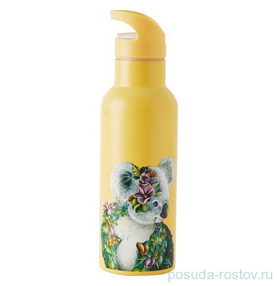 Термос-бутылка 500 мл с трубочкой желтый "Коала /Marini Ferlazzo" / 374673 Термос-бутылка 500 мл с трубочкой желтый "Коала /Marini Ferlazzo" / 374673