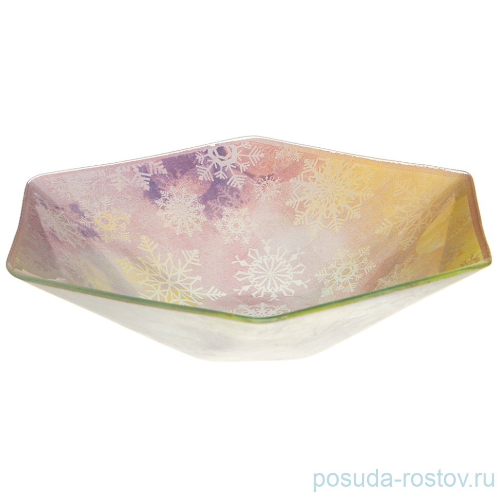 Салатник 25 см жёлтый "Новогодний калейдоскоп /Снежинки" / 268450 Салатник 25 см жёлтый "Новогодний калейдоскоп /Снежинки" / 268450