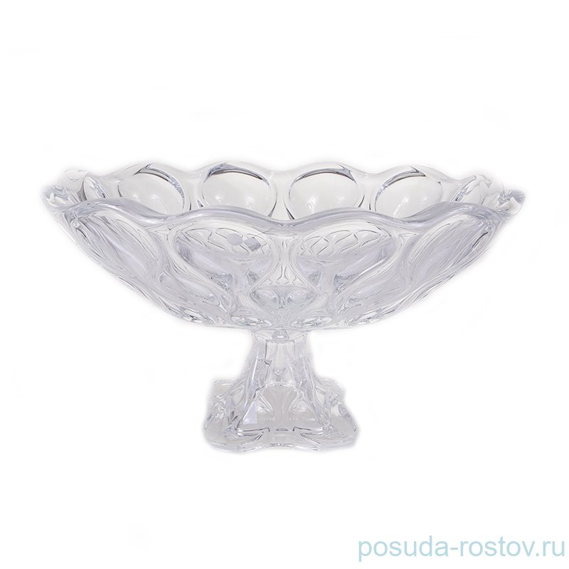 Ваза для фруктов 37 см н/н "Ocean /Без декора" хрусталь Йиглава / 141125 Ваза для фруктов 37 см н/н "Ocean /Без декора" хрусталь Йиглава / 141125