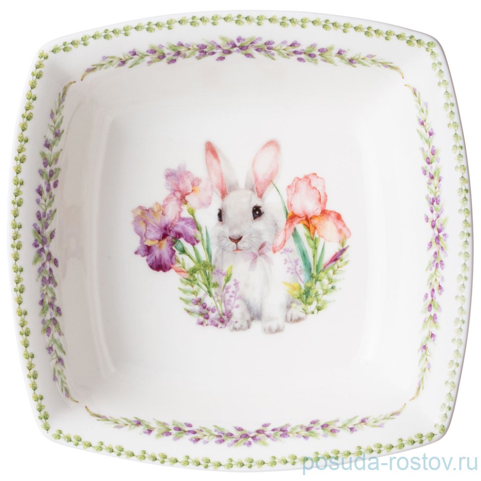 Салатник 15,5 х 15,5 х 5 см квадратный "Iris" / 244404