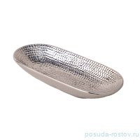 Блюдо 31 х 13 х 5 см овальное платина / 342715