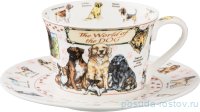 Чайная пара 225 мл 1 шт &quot;The world of the dog&quot; / 189234