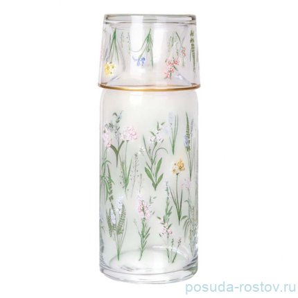 Графин для воды 700 мл с крышкой/стаканом &quot;Grassland&quot; / 362537