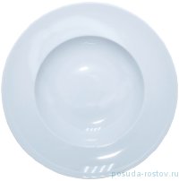 Тарелка для пасты 25 см глубокая &quot;Казуб /Без декора&quot; (360 мл) / 156366