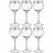 Бокалы для белого вина 210 мл 6 шт &quot;Ренессанс /платина&quot; / 277142