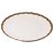 Блюдо 50 х 4,5 см круглое "Широкая отводка золото" / 194447