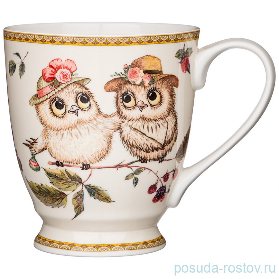 Кружка 480 мл "Owls party" / 252051