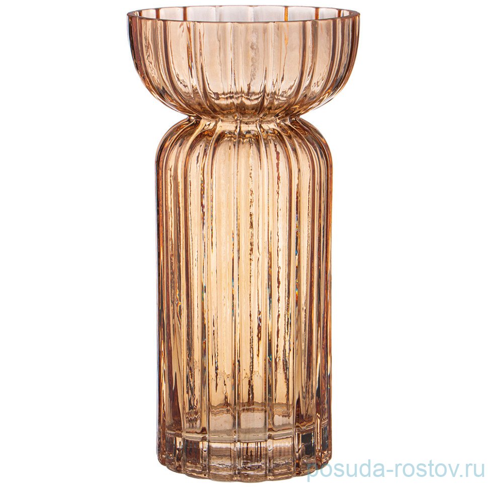 Ваза для цветов 12,5 х 25 см "Creation amber" / 336360 Ваза для цветов 12,5 х 25 см "Creation amber" / 336360