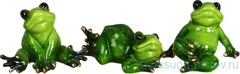 Набор фигурок 9 х 6 х 6,5 см 3 шт "Фрогги" / 250839