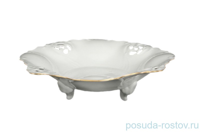 Фруктовница 24 см Bohemia Porcelan Moritz Zdekauer 1810 s.r.o. "Барбарина" "Лиана /Золотая отводка" / 071229 Фруктовница 24 см Bohemia Porcelan Moritz Zdekauer 1810 s.r.o. "Барбарина" "Лиана /Золотая отводка" / 071229