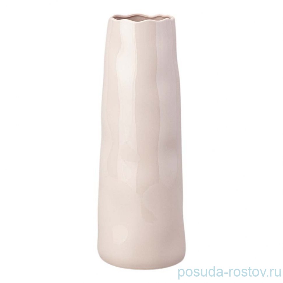 Ваза 13,6*13,9*37,5см цвет: пудровый / 360765