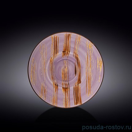 Тарелка 24 см глубокая сиреневая &quot;Scratch&quot; / 261515