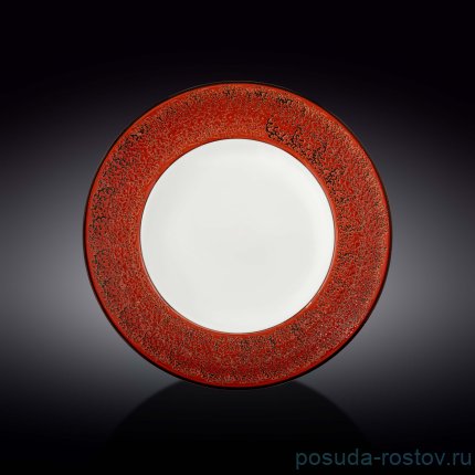 Тарелка 28,5 см глубокая красная &quot;Splash&quot; / 261409