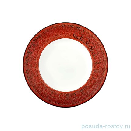 Тарелка 28,5 см глубокая красная &quot;Splash&quot; / 261409