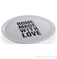 Тарелка для пиццы 33 см черная &quot;Tescoma /HOME MADE WITH LOVE&quot; / 145614