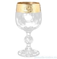 Бокалы для белого вина 190 мл 6 шт &quot;Клаудия /Орнамент на золоте&quot;  / 122771