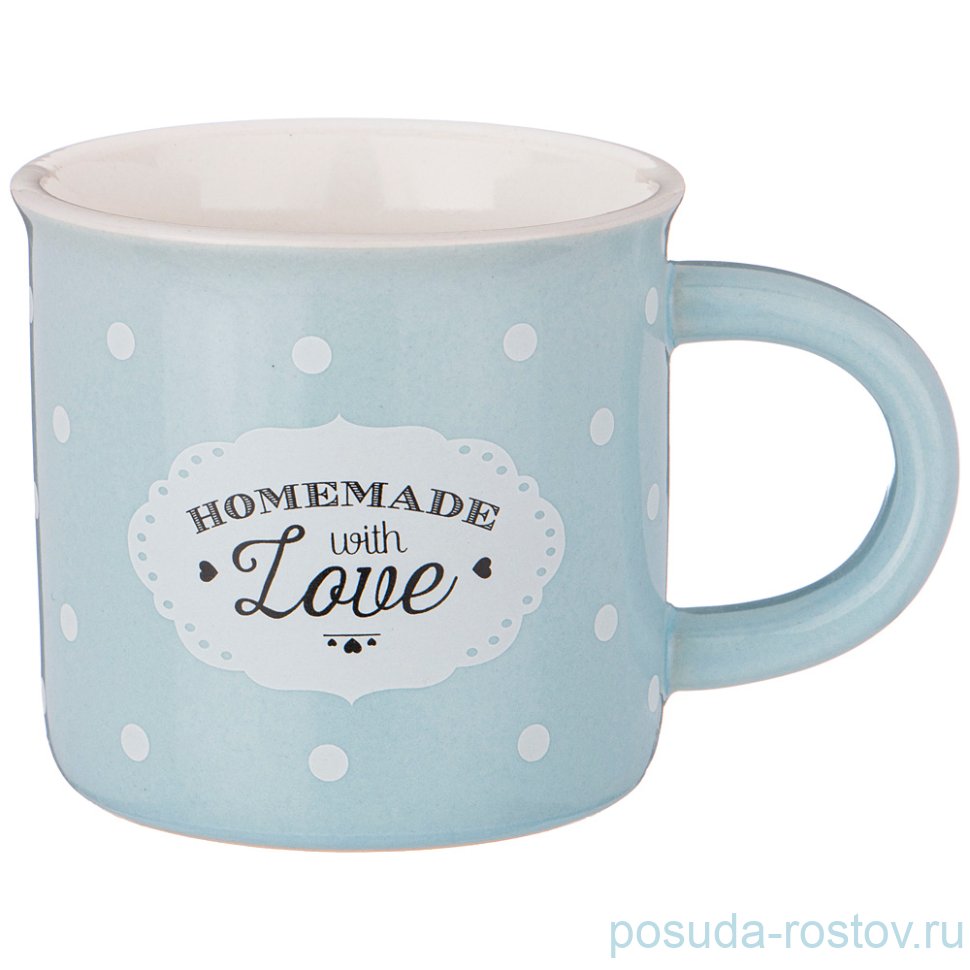 Кружка 180 мл 7,5 х 6,8 см "Милый прованс /Голубой" / 236075