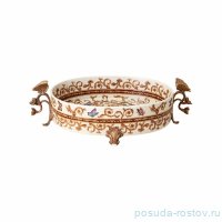 Блюдо декоративное 40.5 x 26 x 12 см н/н &quot;Бабочки&quot; / 342680