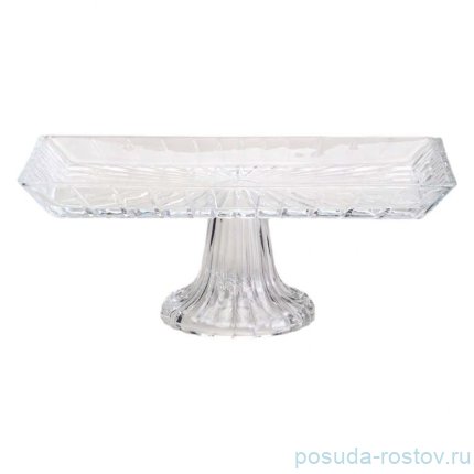 Блюдо на ножке glass legend 28х14х12 см / 367054