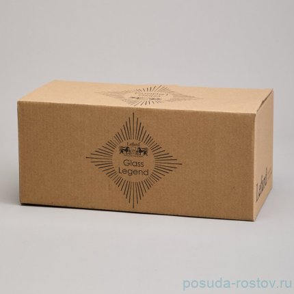 Блюдо на ножке glass legend 28х14х12 см / 367054