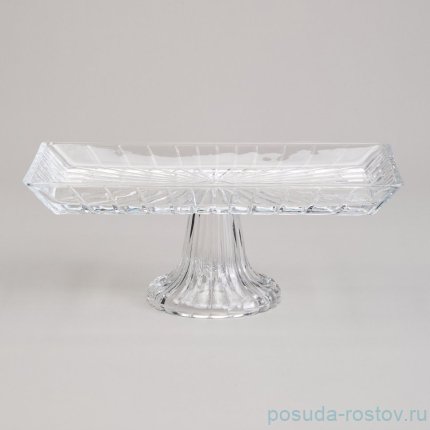 Блюдо на ножке glass legend 28х14х12 см / 367054