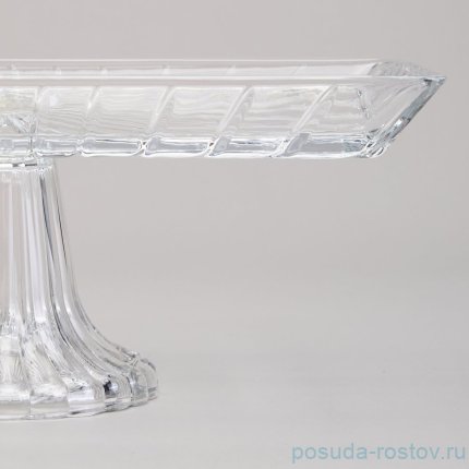 Блюдо на ножке glass legend 28х14х12 см / 367054