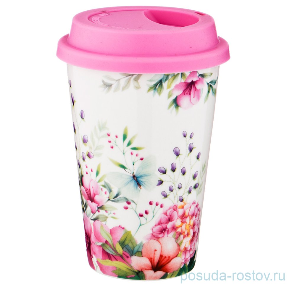 Кружка 400 мл с силиконовой крышкой / 191407 Кружка 400 мл с силиконовой крышкой / 191407